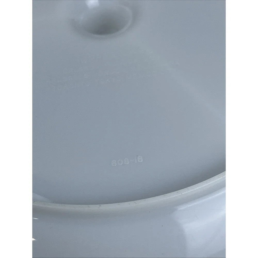 Vintage Tupperware 608-18 White Storage Container Kitchen‎ Plastic